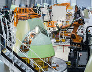 Meaulte robotized assembly of an A320 front fuselage section