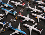 Parked Boeing 737 MAXs