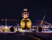 aircraft on Los Angeles World Airports tarmac