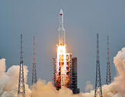 launch to Tiangong space station