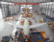 Airbus A320 hangar