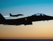 pair of U.S. Air Force F-15E Strike Eagles in flight