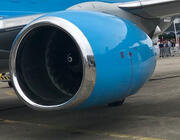 737 CFM56-7B engine on tarmac