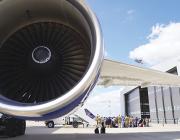 Delta aircraft engine and wing