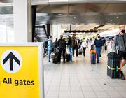 Schiphol Airport travelers