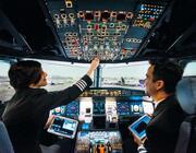 UK pilots in a cockpit