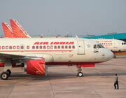 Air India planes at Delhi airport