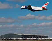 British Airways A380 at Heathrow Airport