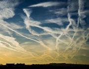 contrails in the UK