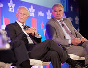 Emirates Tim Clark and Lufthansa CEO Carsten Spohr
