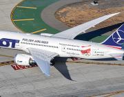 This LOT Polish Airlines  Boeing 787-8 was produced  in July 2017.
