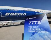 Boeing 777x at 2021 Dubai Airshow