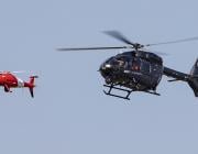 H145 and S-100 in aerial tests.