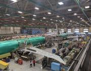 Boeing P-8 assembly line