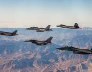 U.S. Air Force fighters formation