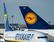 Ryanair parked aircraft