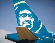 Alaska Airlines jet tail