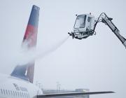 aircraft de-icing operation