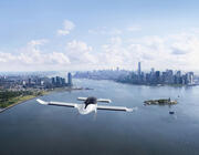 Lilium Jet 7-seater air taxi over NYC