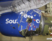 damaged southwest airlines nacelle