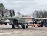 damaged Sukhoi Su-25