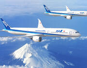 ANA 787s over Mt Fuji