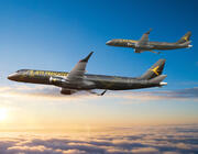 Embraer P2Fs flying into sun
