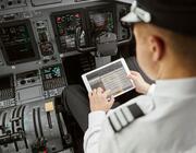 pilot with tablet