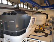 Flight simulators at United Denver Flight Trng Ctr