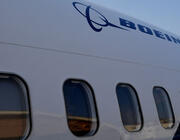 side of Boeing jet