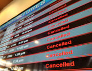 flight board cancellations