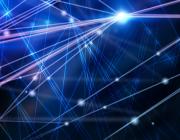 abstract light beams 