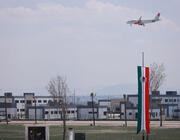 plane landing at AIFA opening day 2022