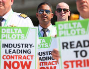 Delta pilots picketing 2022