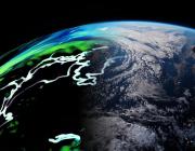 Notional image of global weather digital twin