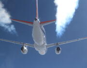 Airbus A320 SAF contrails