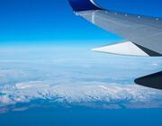 generic plane over Iceland