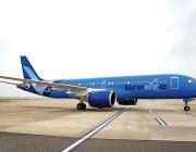 breeze airways' first Airbus A220 