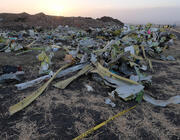 Ethiopian Flight 302 crash debris