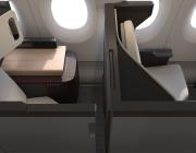 Qantas A350 business class seats