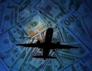 airplane and money