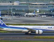 ANA aircraft on runway