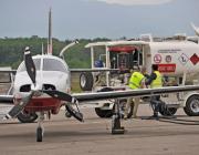 refueling avgas 100LL to Piper M350