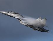 fighter aircraft in flight