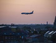 aircraft over Brussels airport homes