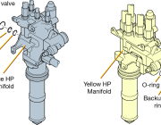 Airbus manifold maintenance illustration