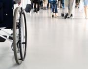 wheelchair in terminal