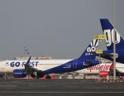 Go First jets on tarmac 
