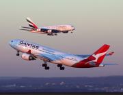 Emirates and Qantas