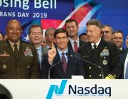 former U.S. Defense Secretary Mark Esper at Nasdaq